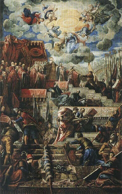 TINTORETTO, Jacopo The Voluntary Subjugation of the Provinces China oil painting art